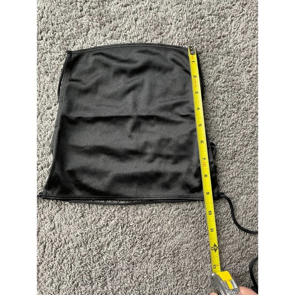 Motel Ozca black strappy open back satin crop top, XS - Picture 3 of 11